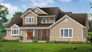 Fernbank Front Rendering by DFD House Plans